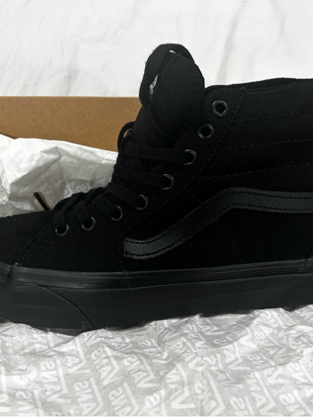Vans All-Black High-Top Women's Skate Sneakers